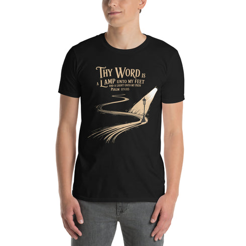 Thy Word is a Lamp unto my feet Christian Bible Verse T-Shirt
